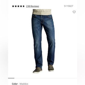 Lee Extreme Motion stretch men’s denim jeans size 36 x 36, 36W x 36L, nearly new